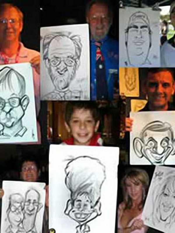 Caricaturists at FunBiz